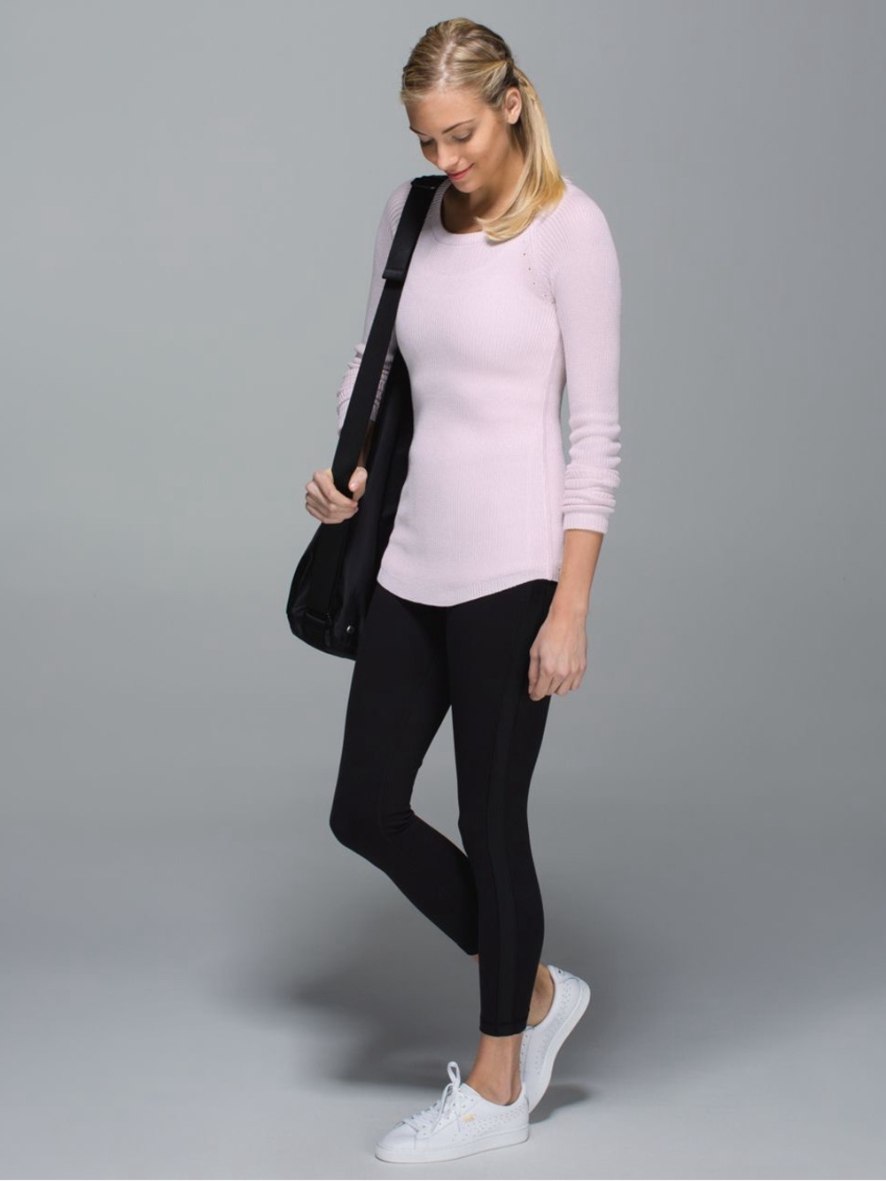 Lululemon Cabin Yogi Cashmere Blend Knit Long Sleeve RARE